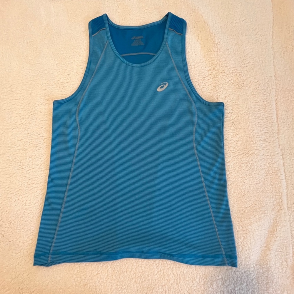 ASICS Men's Vibrant Blue Tank Top
